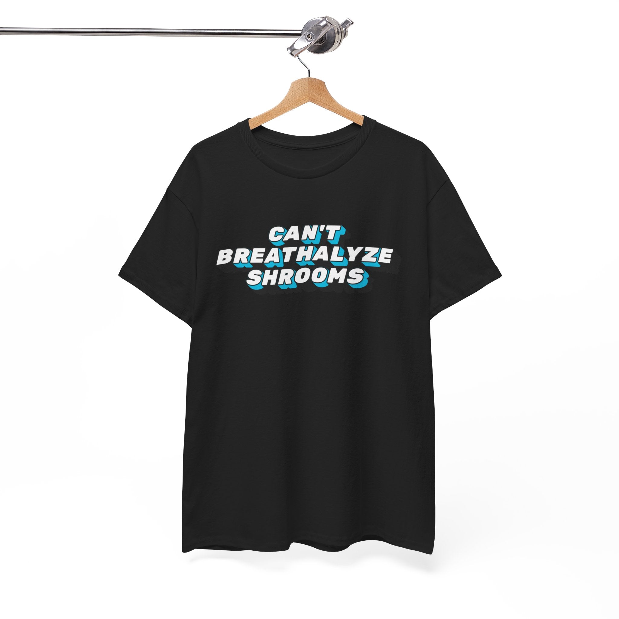 Can't Breathalyze Shrooms Heavy Cotton Tee