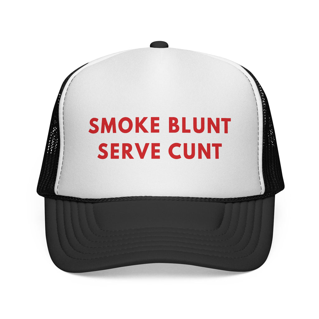 Smoke Blunt, Serve Cunt Trucker Caps