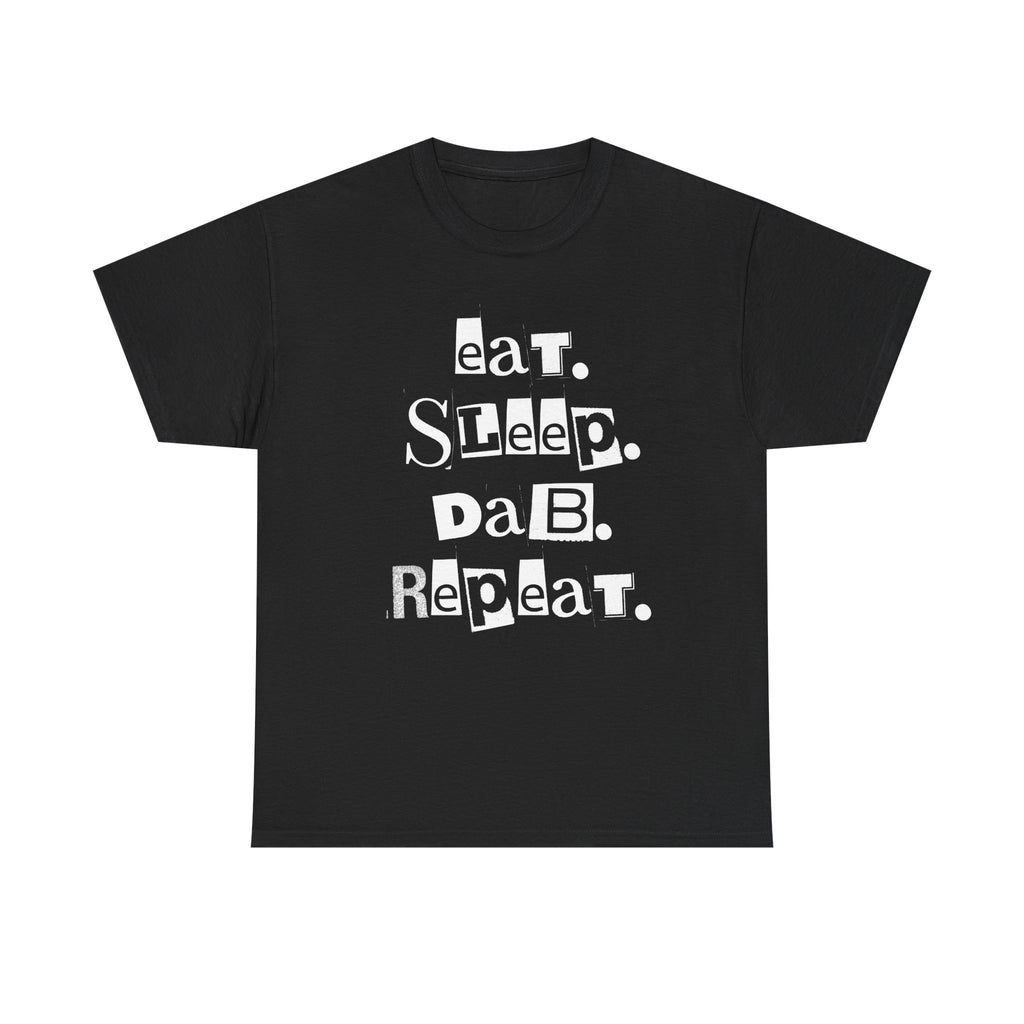 Eat, Sleep, Dab, Repeat Heavy Cotton Tee
