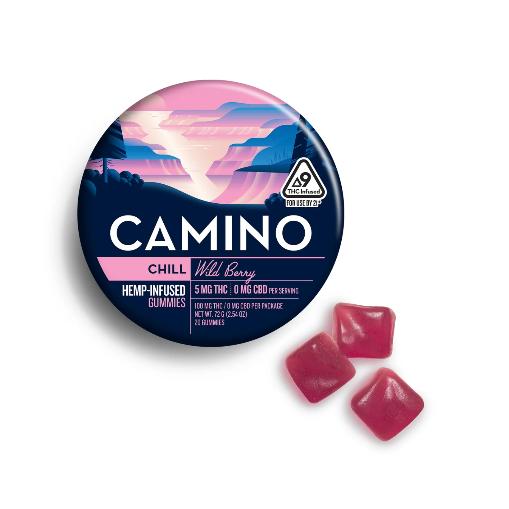Camino Wild Berry 'Chill' 5mg Gummies