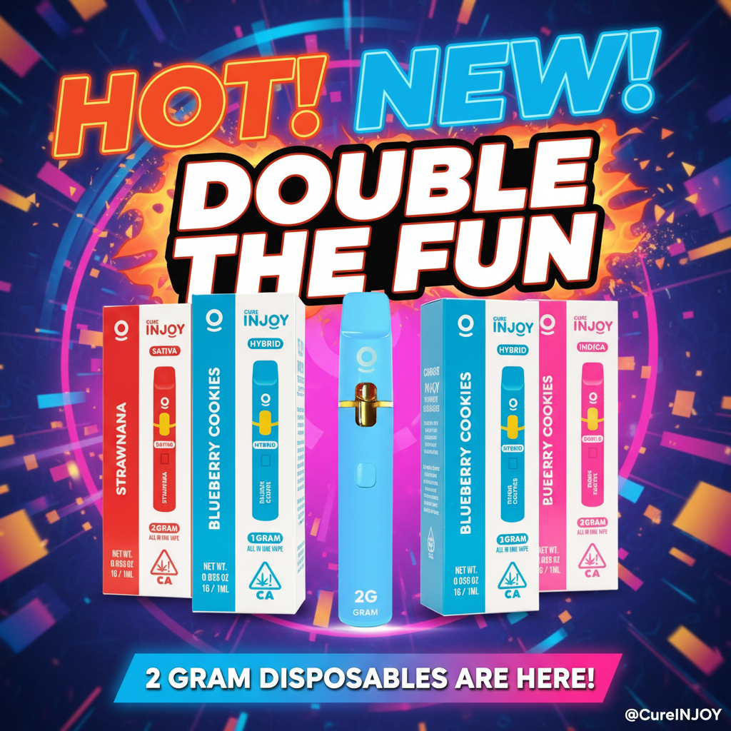 INJOY 2G disposable THCa vape pens 