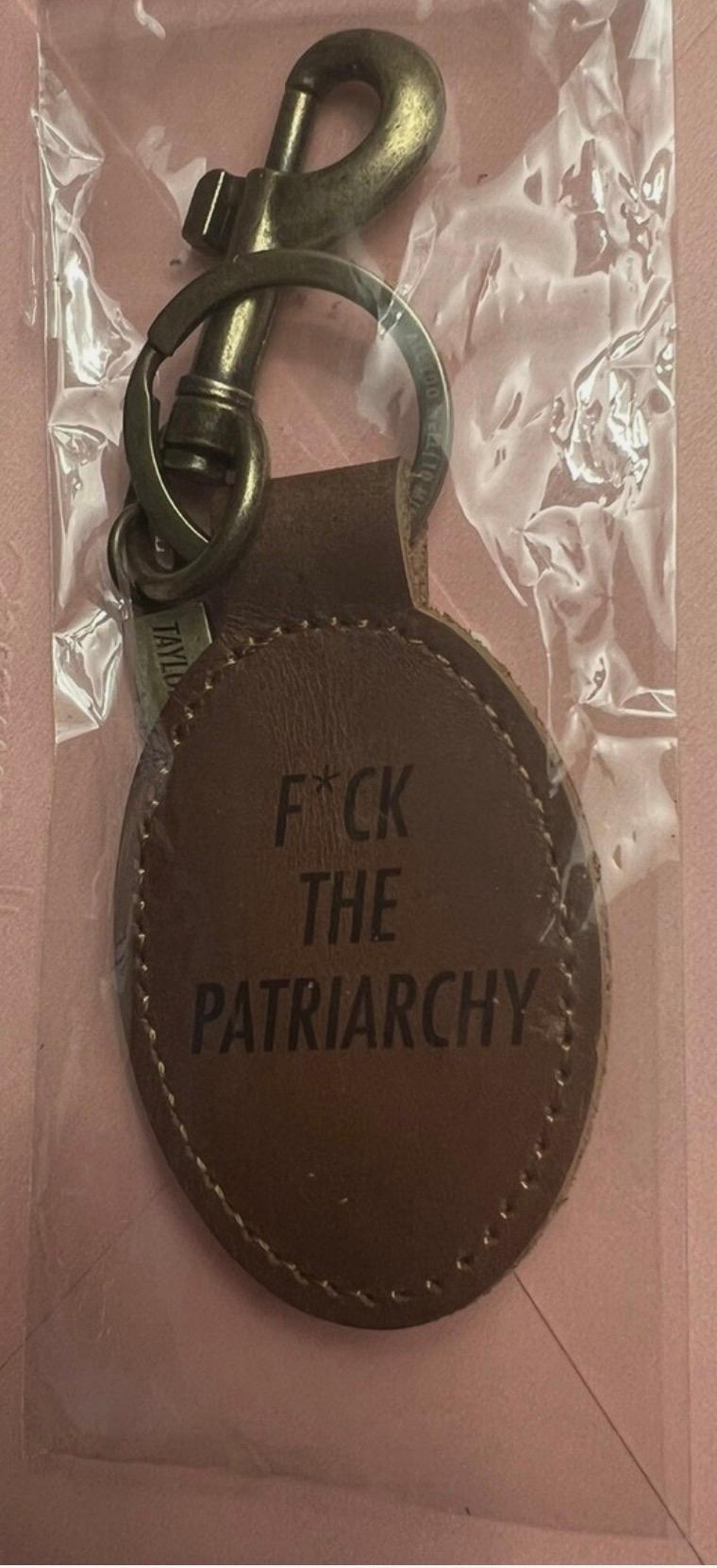 TS Fuck The Patriarchy Keychain